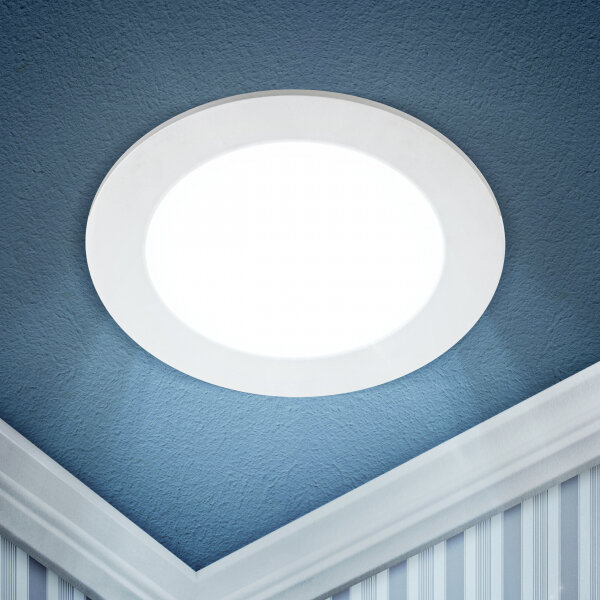 ЭРА LED 1-24-6K Светильник светодиодный круглый LED 24W 220V 6500K Б0019835 .