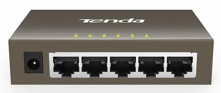 Коммутатор TENDA TEG1005D, неуправляемый