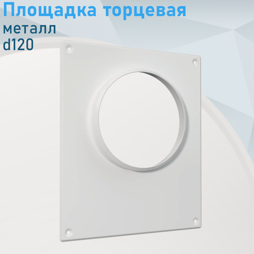 Изображение товара Площадка торцевая металл 120мм 1423