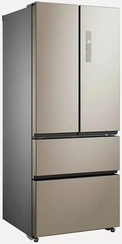 Изображение товара Холодильник Бирюса FD 431 I, цвет серебристый, трехкамерный, объем 396 л, нержавеющая сталь