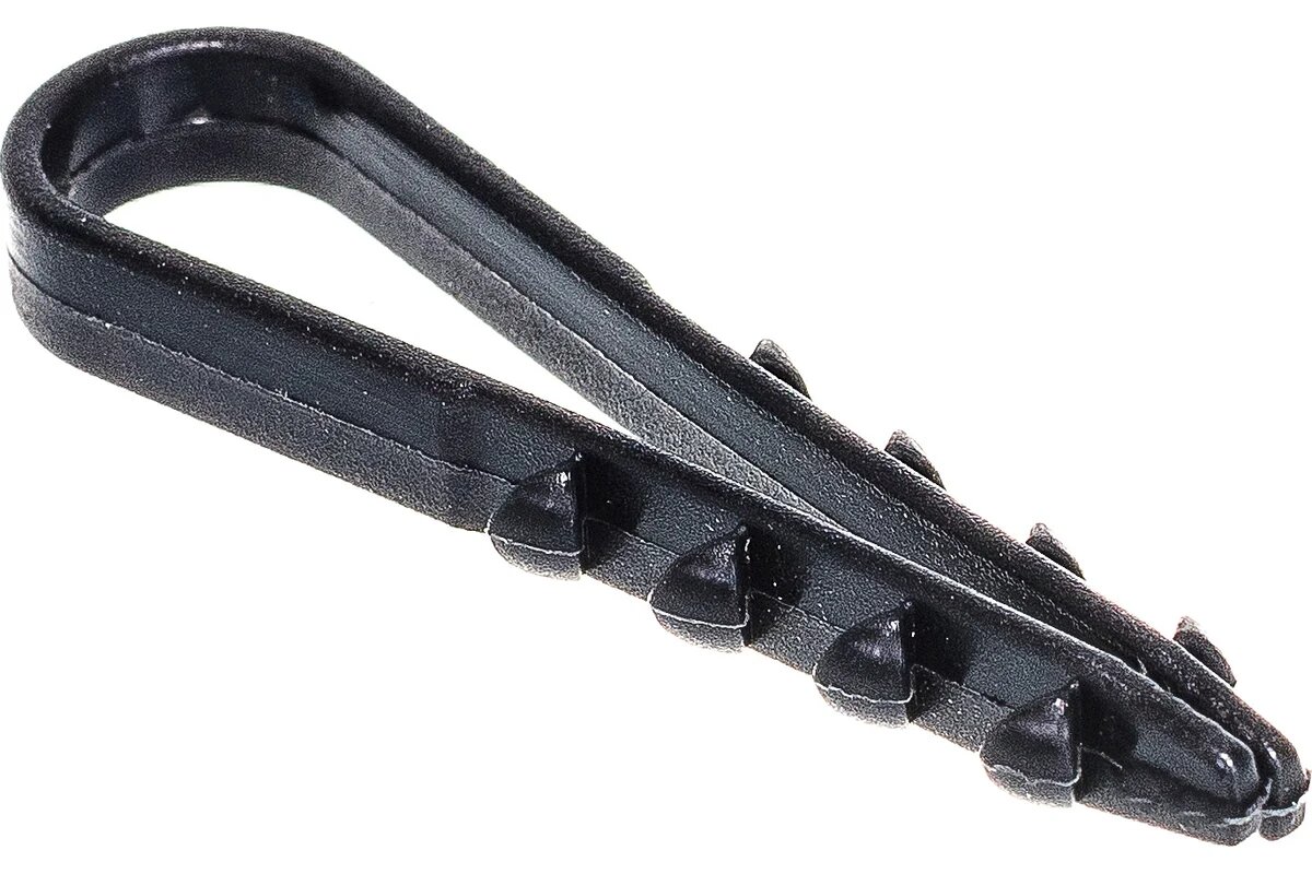 Росдюбель круглый дюбель-хомут черный 5-10 мм, 100 шт, набор 15-0440