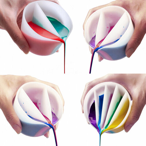 Набор силиконовых стаканчиков для Флюид Арт 4 штуки 1095₽