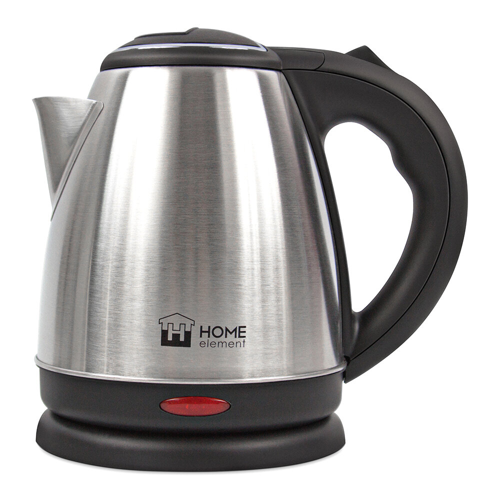 Электрический чайник HOME ELEMENT HE-KT165 черный жемчуг металлический 1,7