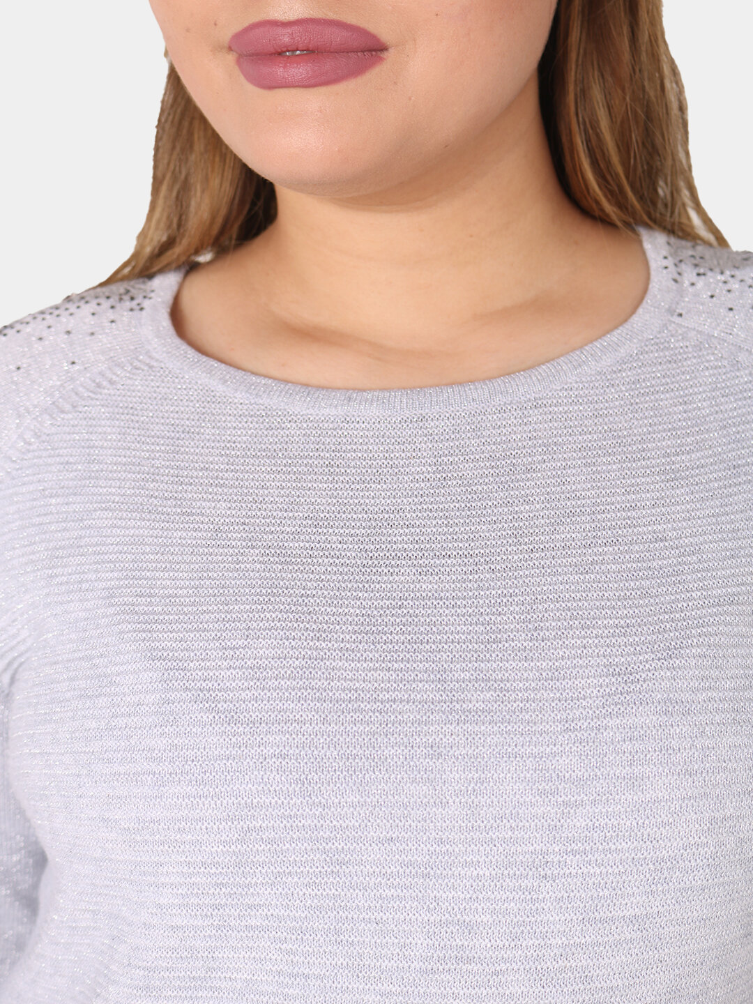 Свитер размер One Size, , серебряный — фото 1