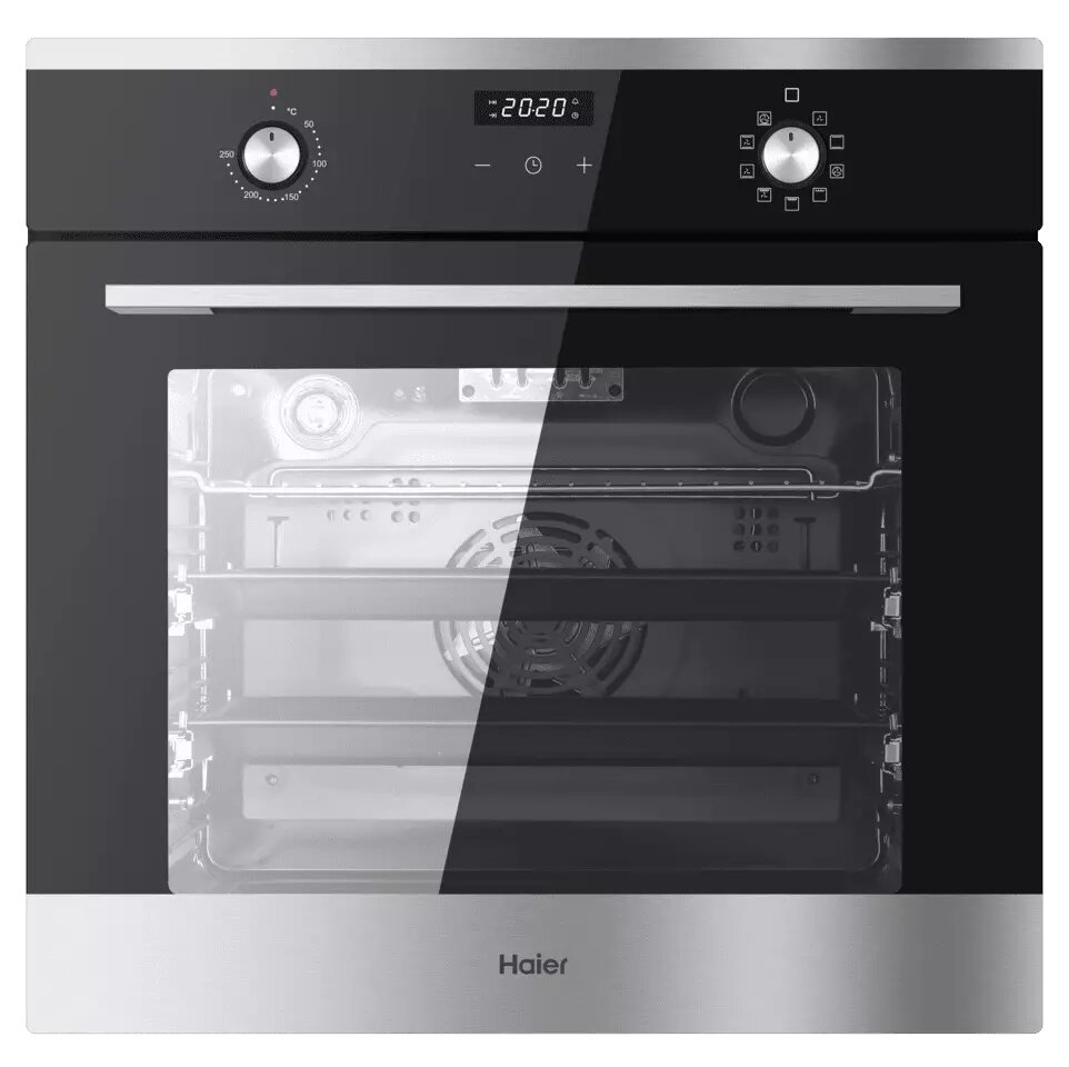 Духовой шкаф Haier HOX-P09CGBX, гриль, конвекция, телескопические направляющие