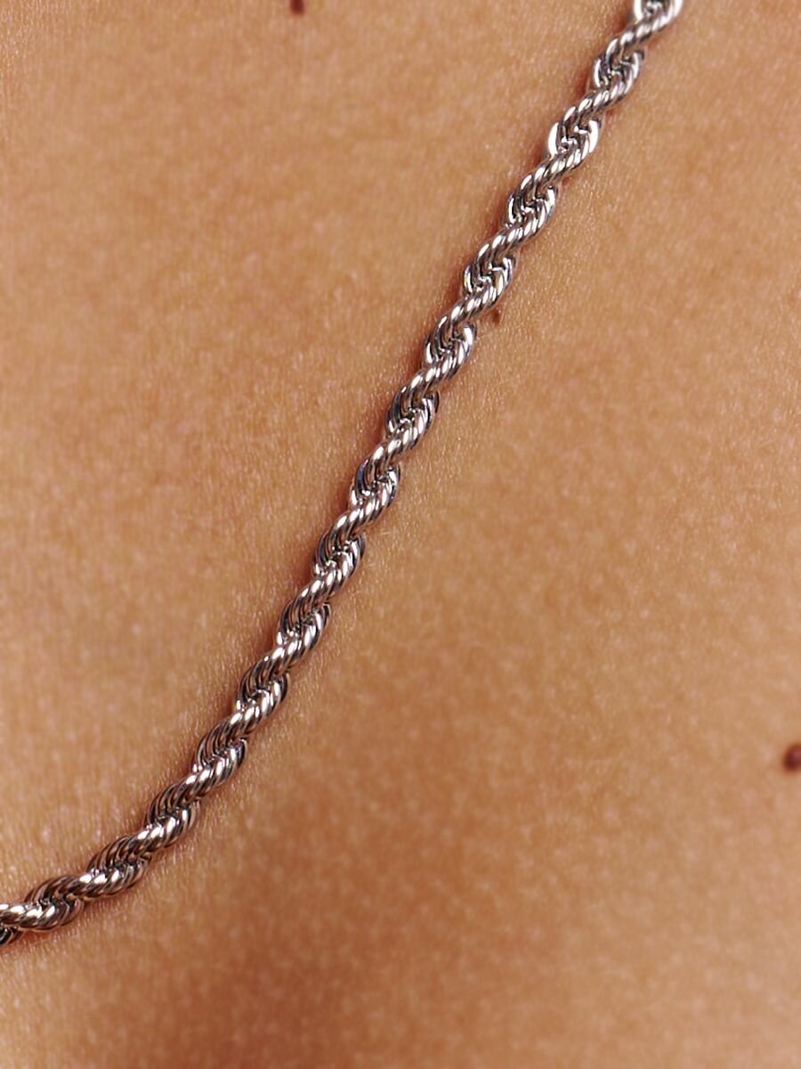 Цепь SOKOLLAIK, 1 шт., длина 60 см, серебристый — фото 1