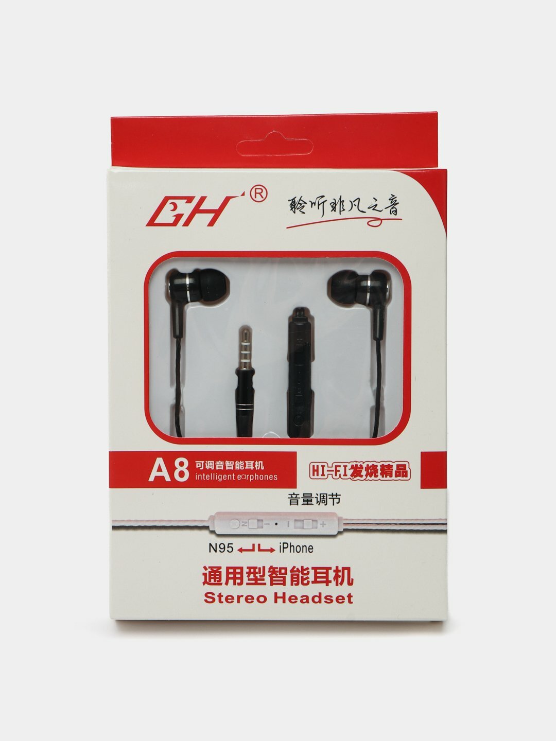 Проводные наушники GH A8, выбор для музыки и звонков Доступны разные цветовые варианты.