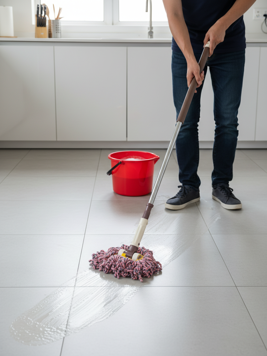 Швабра с отжимом, для мытья пола и окон, телескопическая, из микрофибры