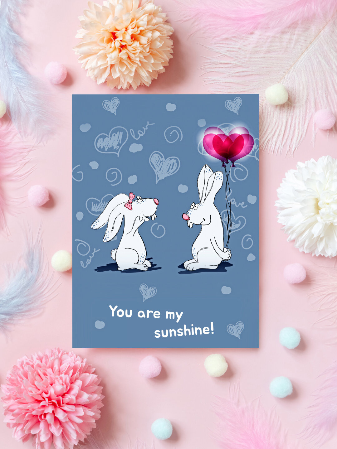 Открытка с милым дизайном — лучший подарок для близких! — фото 1