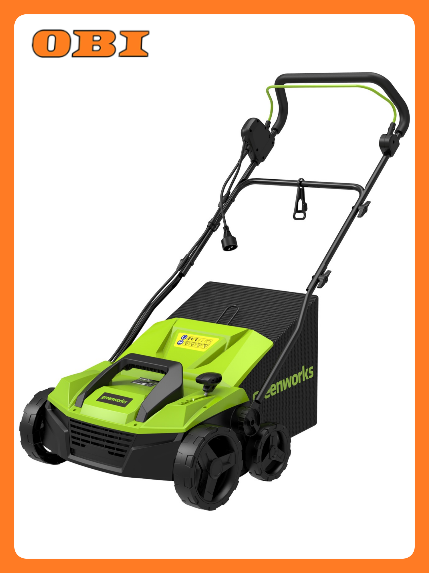 Вертикуттер-Аэратор Greenworks GDT15 1600Вт 20В электрический