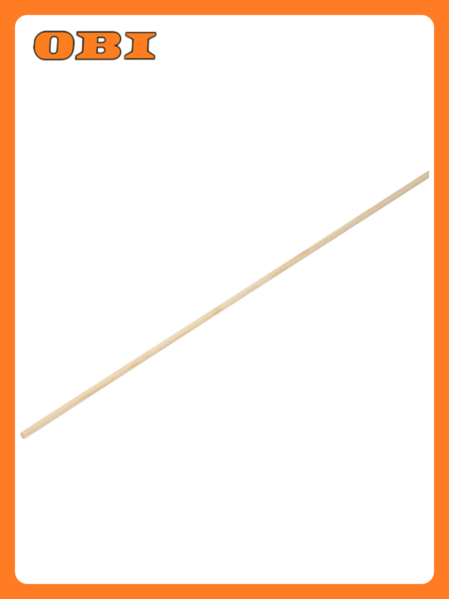 Рейка Радовицкий ДОК круглая сорт Экстра 2400х10х10 мм срощенная бежевая