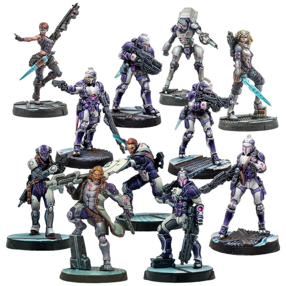 Настольная игра Infinity: ALEPH N4 Steel Phalanx Sectorial Pack — фото 1