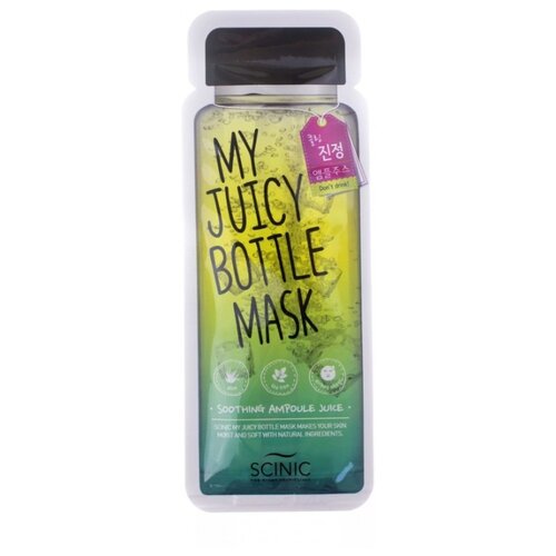 фото Scinic Маска против воспалений на лице My Juicy Bottle Mask Soothing ampoule juice, 20 мл