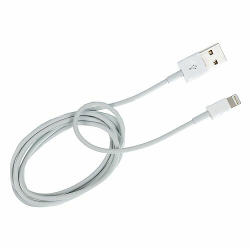 Кабель Lightning (m) - USB (m), 1м, белый