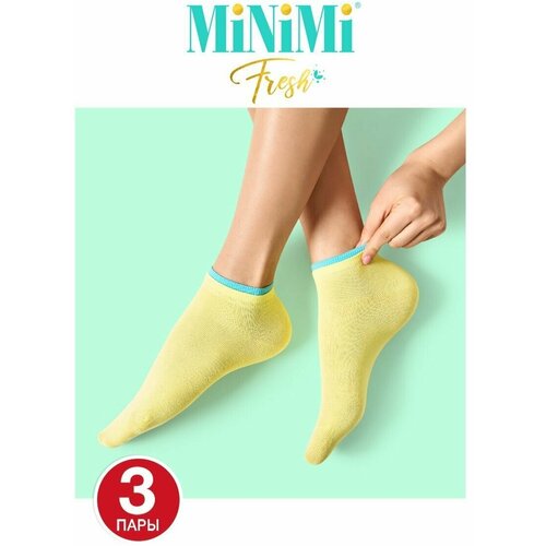 фото Женские носки minimi, размер 35-38 (23-25), желтый