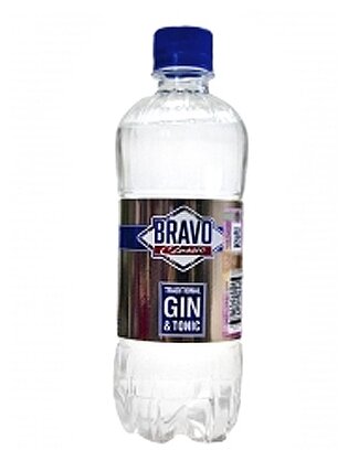 Напиток слабоалкогольный Bravo Gin & Tonic, 0.5 л