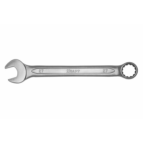 Ключ комбинированный 27 мм (Cr-V, холодный штамп, холдер) ключ комбинированный dexter 27 мм cr v