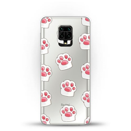 фото Силиконовый чехол лапки на xiaomi redmi note 9s andy & paul