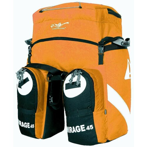 Велорюкзак мираж 45 оранжевый 6500₽