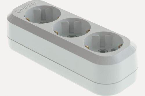 Изображение товара MAKEL MGP131 колодка удлинителя 3 м с заземлением, три розетки, бытовой кабель