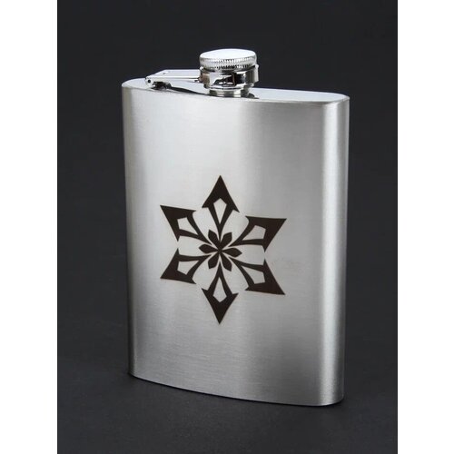 Фляжка для алкоголя с гравировкой 240мл 8oz the Genshin Impact Крио