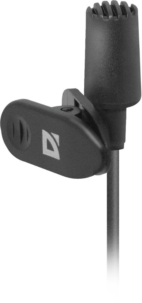 Микрофон петличный DEFENDER MIC-109 (64109), официальная гарантия