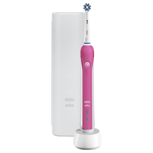 Электрическая зубная щетка Oral-B Pro 2 2500 розовый
