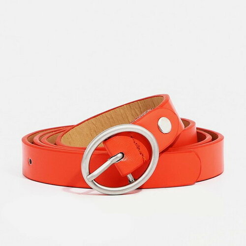 фото Ремень сима-ленд, размер 110, оранжевый сима-лэнд