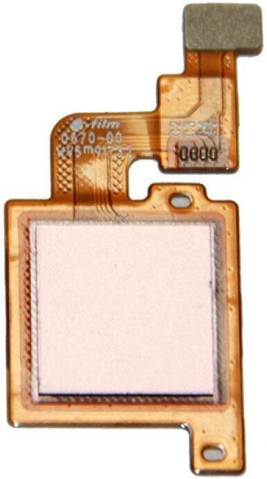 Шлейф для Xiaomi Mi A1 Mi 5X сканер отпечатка пальца <розовый>