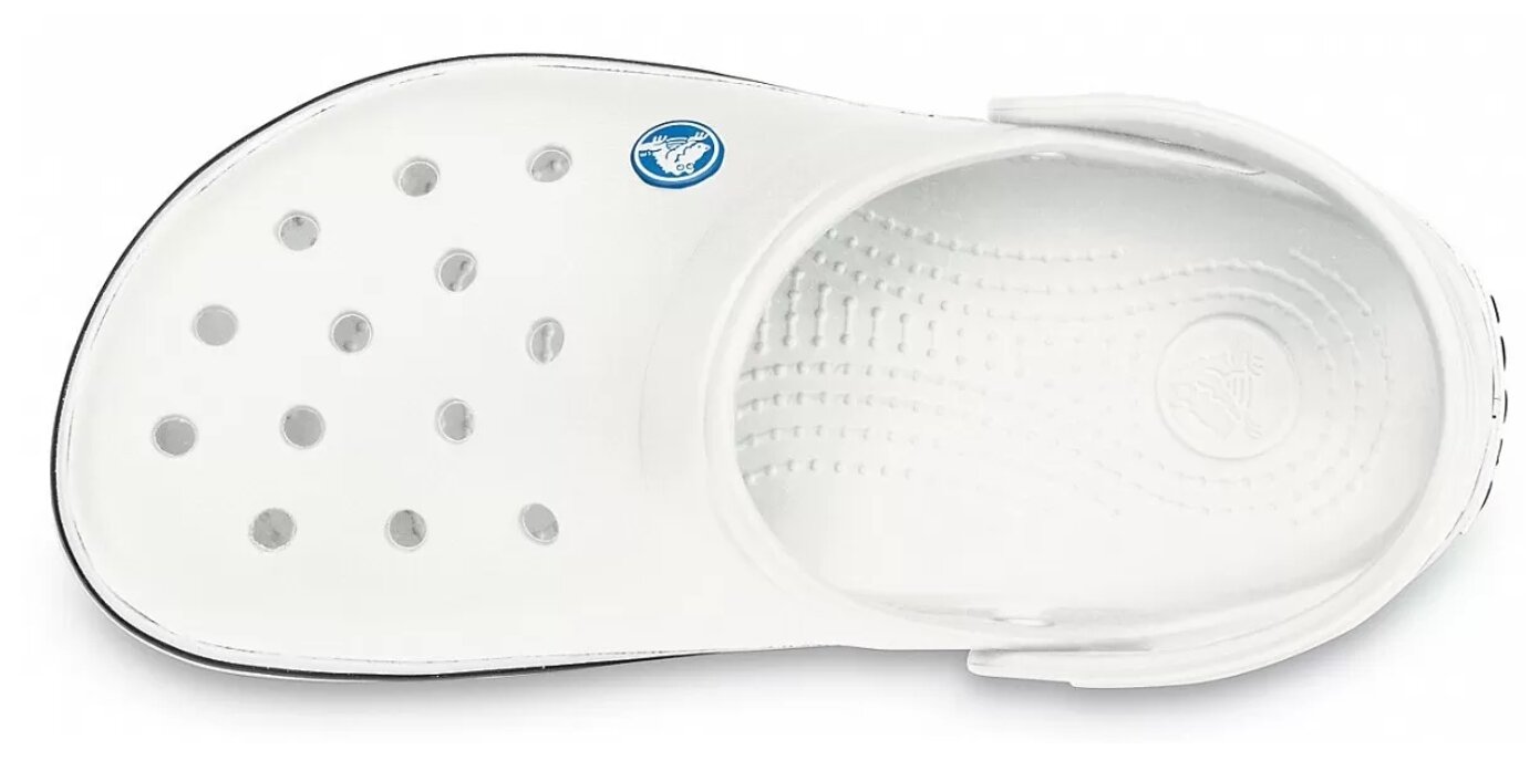 Сабо Crocs Crocband Clog, размер M7/W9 US, white — фото 1