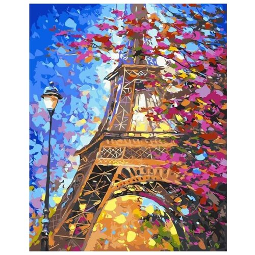 Картина по номерам Краски весеннего Парижа, 40x50 см картина по номерам улочки парижа 40x50 см
