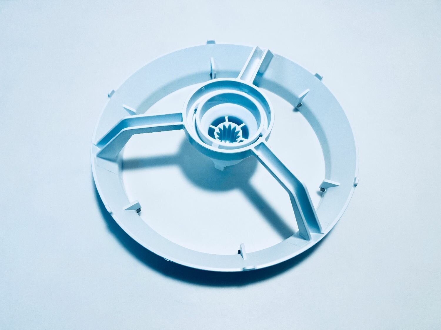 Bosch 00656301 держатель дисков (белый) с соединительным креплением для кухонного комбайна - фотография № 6