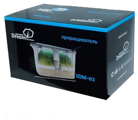 Микроферма RAWMID Dream Sprouter SDM-02 прозрачная (проращиватель и выращиватель) - фотография № 11