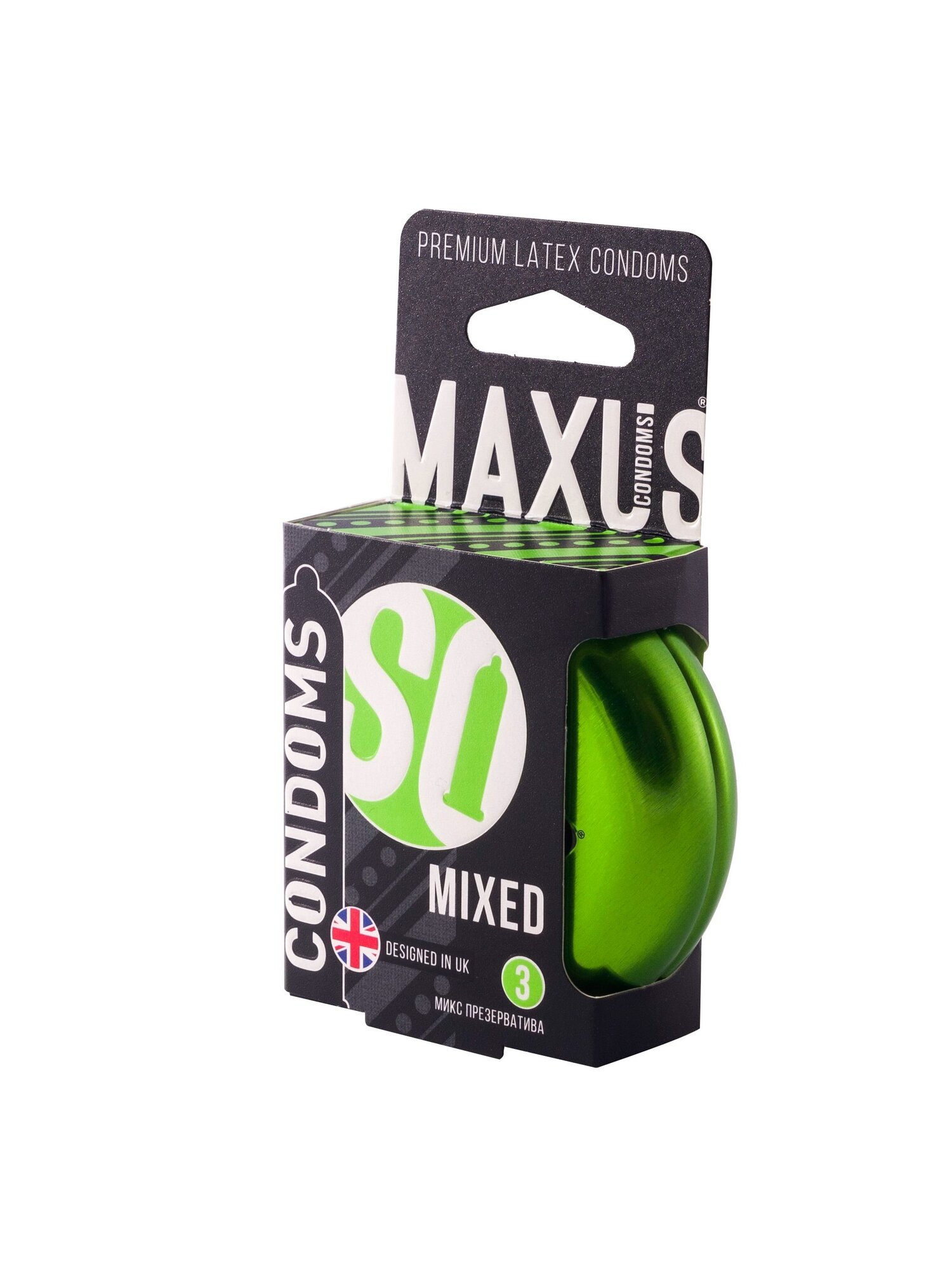 Презервативы в железном кейсе набор MAXUS Mixed №3