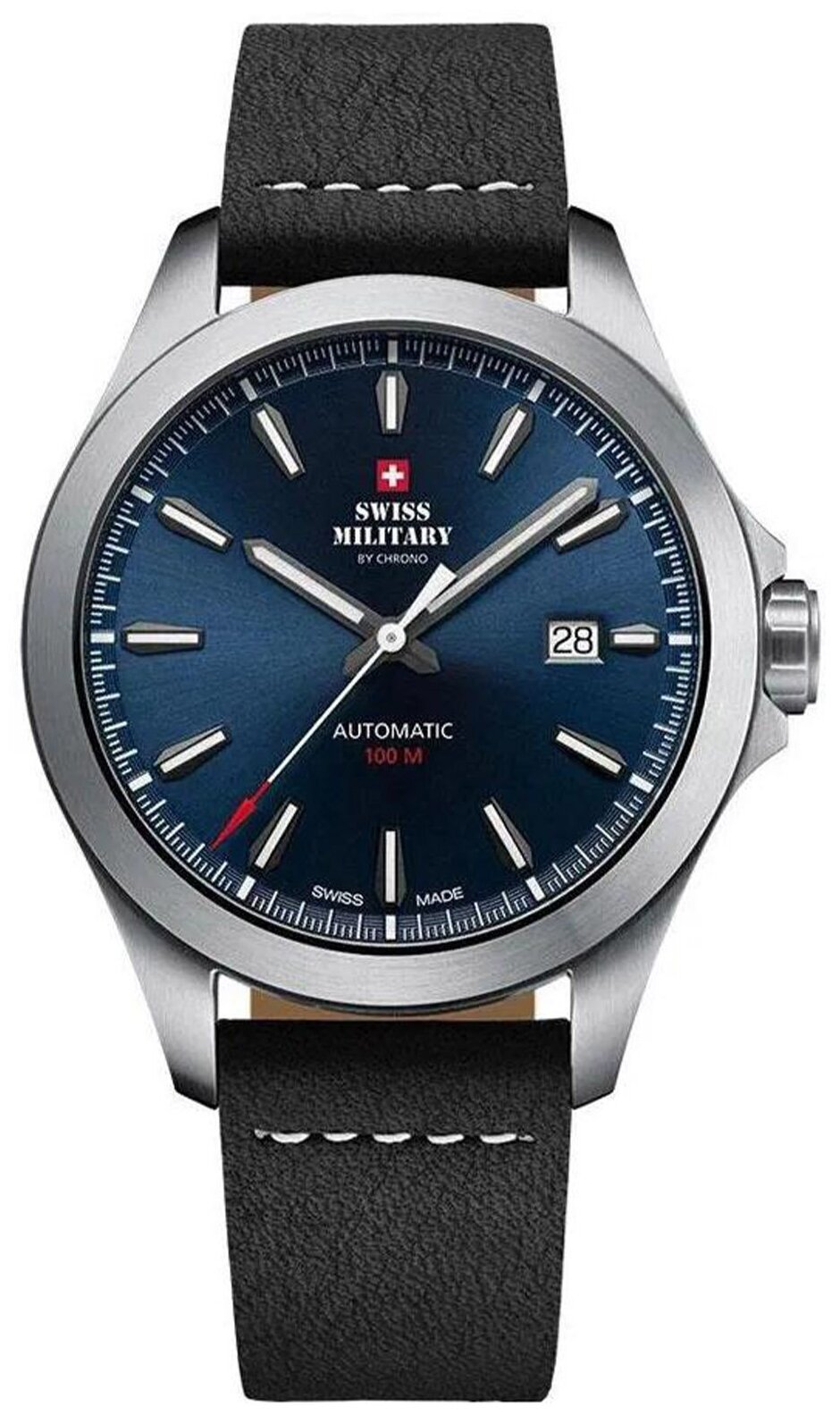 Мужские швейцарские механические наручные часы Swiss Military by Chrono SMA34077.08 с гарантией 