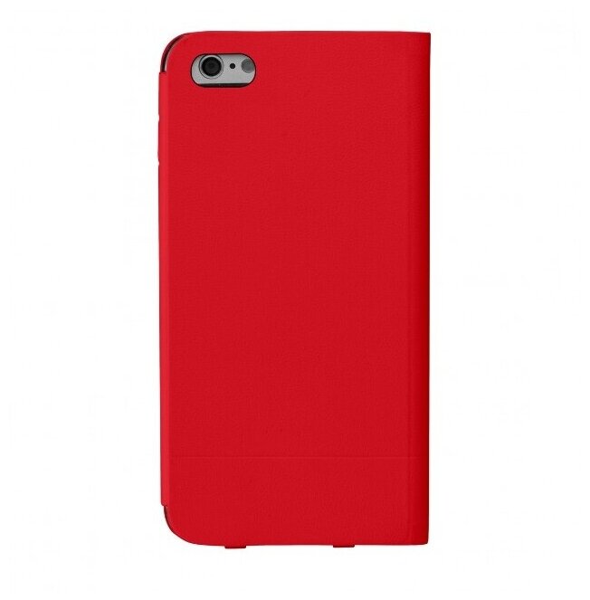 фото Чехол-книжка полиуретановый красный для iPhone 6plus / 6s plus