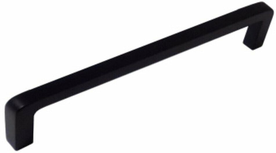 Ручка-скоба мебельная Trodos DMZ-21203 160мм ЦАМ черный матовая 303402