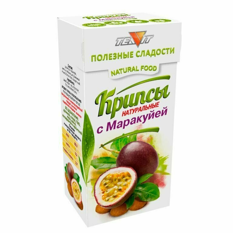 Крипсы натуральные с Маракуйей тиавит 30гр