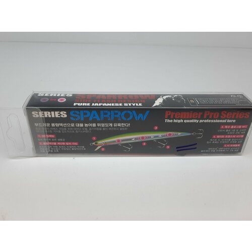 Воблер для рыбалки Bear King SPARROW 110-SP Желто-Оранжевый, минноу плавающий для спиннинга. Приманка для троллинга на щуку, сома, судака 18