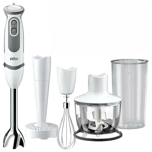 Погружной блендер Braun MQ 5037 WH Sauce+, белый