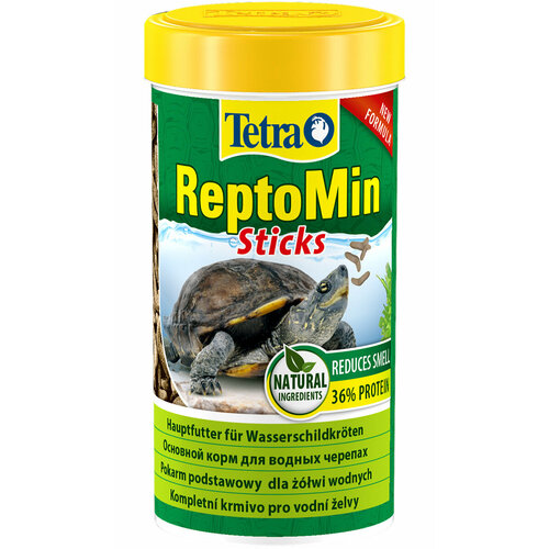 TETRA REPTOMIN STICKS корм палочки для водных черепах (250 мл х 6 шт)