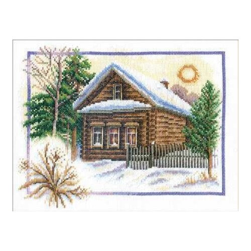 фото Panna набор для вышивания зима в деревне 26 x 20 см (пс-0333)