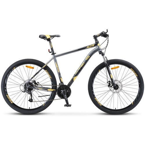 фото Горный (mtb) велосипед stels navigator 910 md 29 v010 (2020) рама 16,5" синий/чёрный