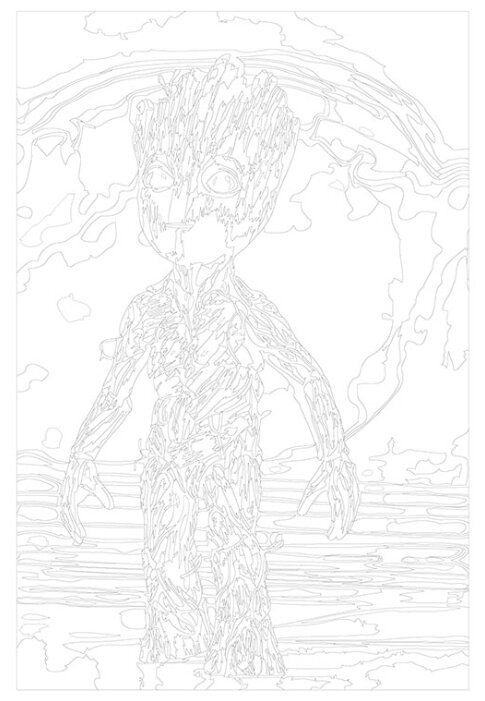 Картина по номерам стражи галактики