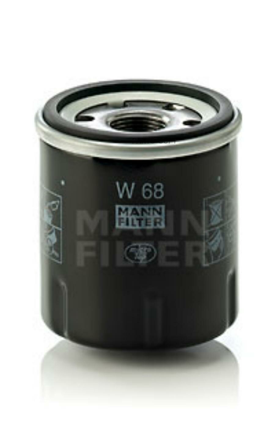 Фильтр масляный W68 MANN-FILTER W68 | цена за 1 шт