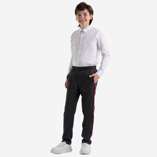 Школьные брюки Kapika летние, размер 164, серый