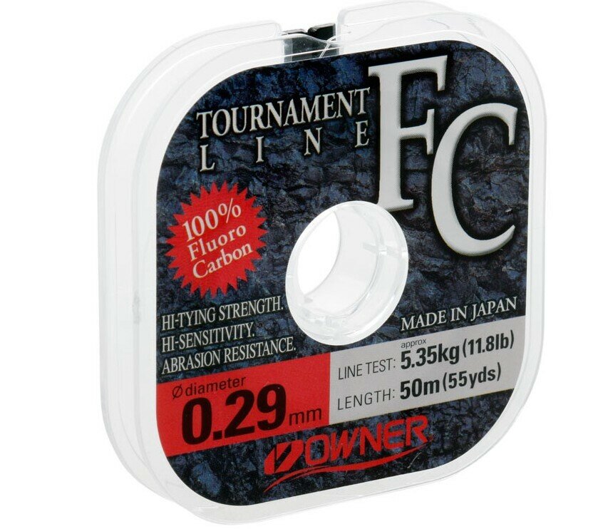 Флюорокарбон OWNER Tournament FC 50м 0,29мм 5,4кг