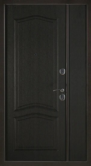 Входная дверь МЕТ/МДФ Аврора не стандарт,1200х2200мм, Медный антик/Ясень белый. Правая. - фотография № 3