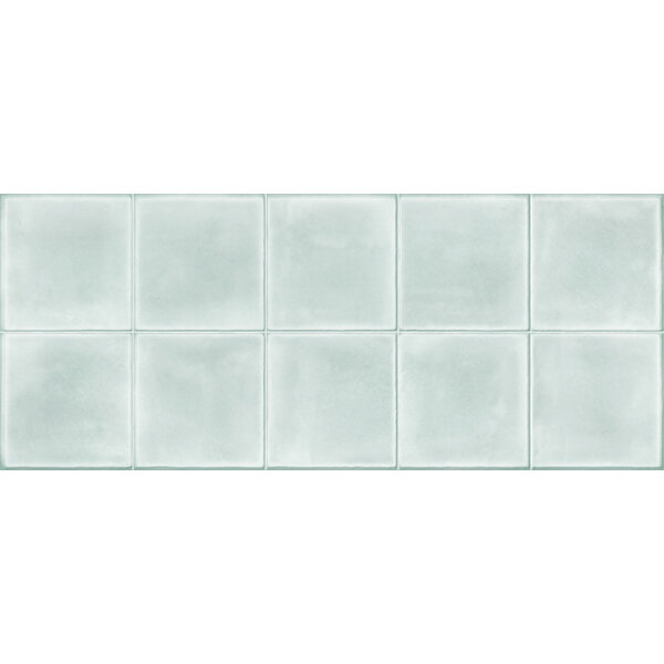 Плитка настенная Sweety turquoise square бирюзовый 05 25х60 Gracia Ceramica