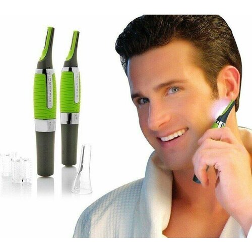 Универсальный триммер TV-043 для носа и ушей беспроводнойработа от батарейкизеленый 50000₽